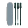 thumbnail image 1 of 3Pcs 2-In-1 Nasal Hair Cutter for Men Women,Upgrade Double Sided Nose Hair Knife,360° Nostril Hair Remover Tool,Portable Manual 360 Degree Rotating Nose and Ear Hair Trimmer with Storage Box,3.7", 1 of 5