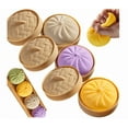 thumbnail image 1 of 3Pcs 2026 Dumpling Squishy Large with Steamer Box,Super Soft Giant Squishy Dumpling,Jumbo Dumplings Squishys,Large Stress Relief for Everyone Anxiety Relief (Yellow & White & Purple), 1 of 9