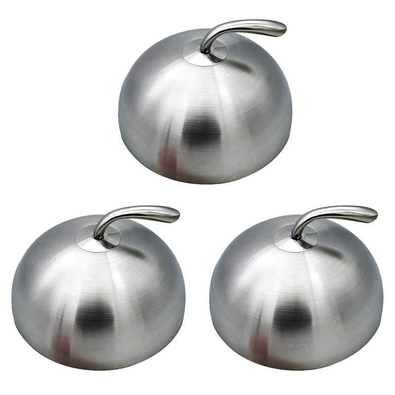 Meat. Cover 3Pcs 20cm Stainless Steel Steak Cover Teppanyaki Dome Dish Lid Home ...