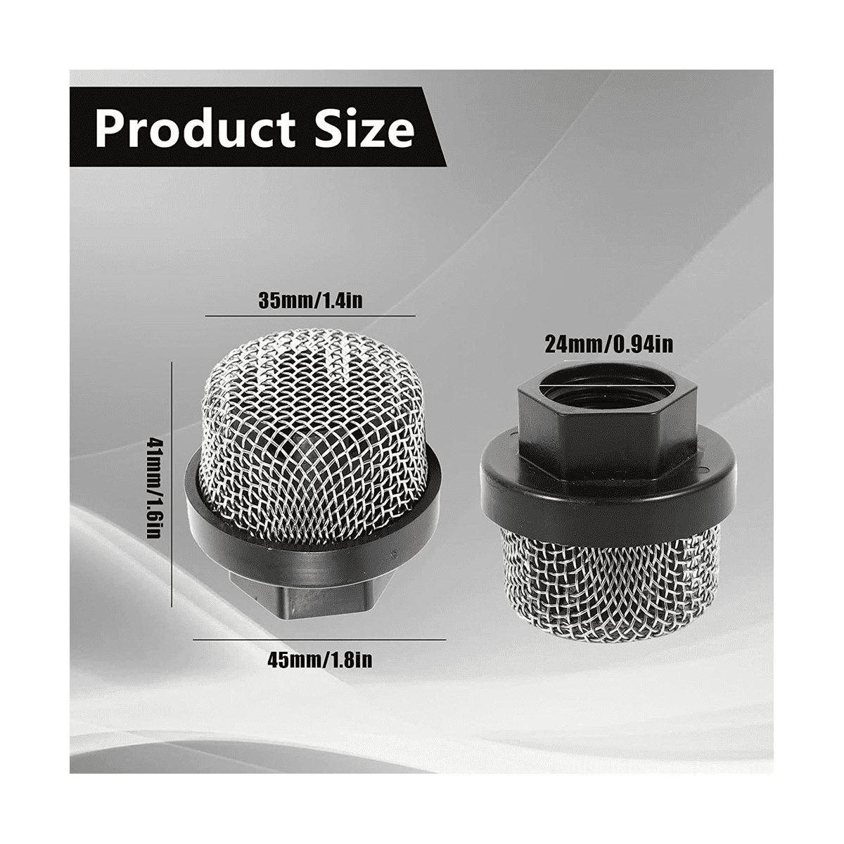 3Pcs 246385 Hose Inlet Strainer Filter,Inlet Suction Strainer Mesh