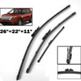 thumbnail image 1 of 3Pcs 26''/22''11'' Front Rear Windshield Wiper Blades for Ford Explorer 2011-2018, 1 of 5