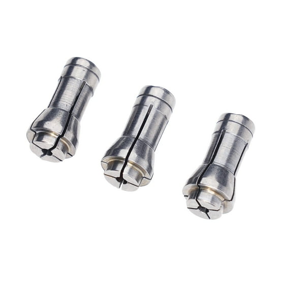 3Pcs 3/6Mm Die Grinder Collet Adapter Pneumatic Engraving Machine Chuck Clamp Head For Grinding Machine 3Mm Smile Home