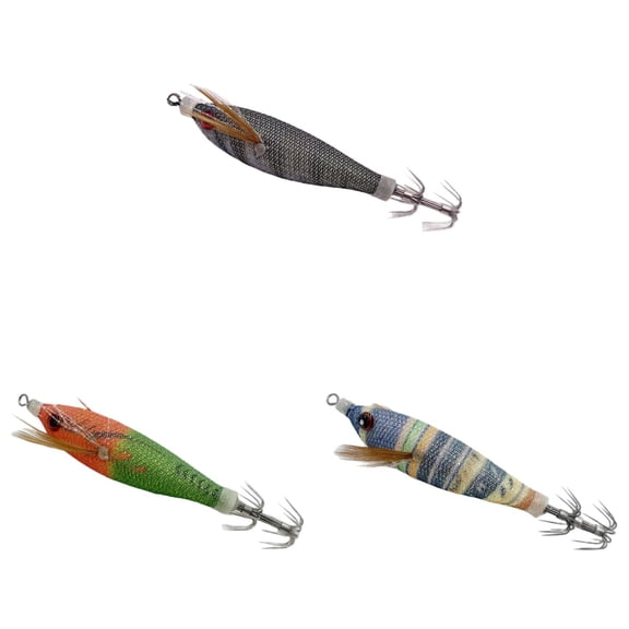 3Pcs 3.9 Inch Artificial Fishing Baits Lifelike Bait - Fishing Baits for Freshwater & Saltwater Predator - For Trolling, Casting & Angling