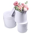 3Pcs 3 Sizes Column Cardboard Paper Bouquet Packing Boxes Flower Gift ...