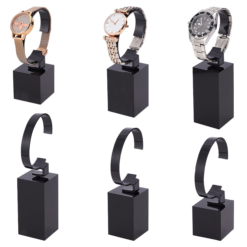 3Pcs 3 Styles C-Shaped Single Watch Display Stands Bracelet Display ...