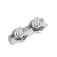 thumbnail image 1 of 3Pcs 304 Stainless Steel Duplex Wire Rope Clip Cable Clamp For 1mm-1.5mm, 1 of 5
