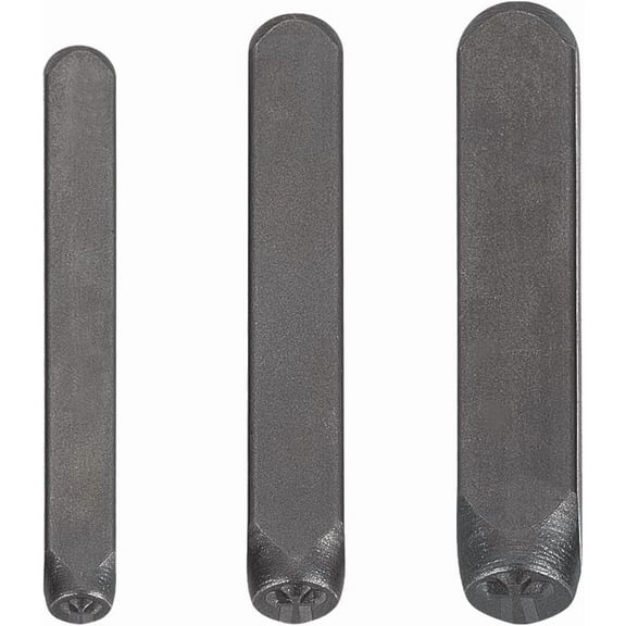 3Pcs 3Styles Metal Punch Stamp Cross Metal Design Stamps Arts Crafts Jewelry Stamping Tools