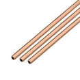 thumbnail image 1 of Uxcell 500mm Copper Round Tubing Pipe 3Pcs 2mm(ID)x3mm(OD)x500mm(L), 1 of 3