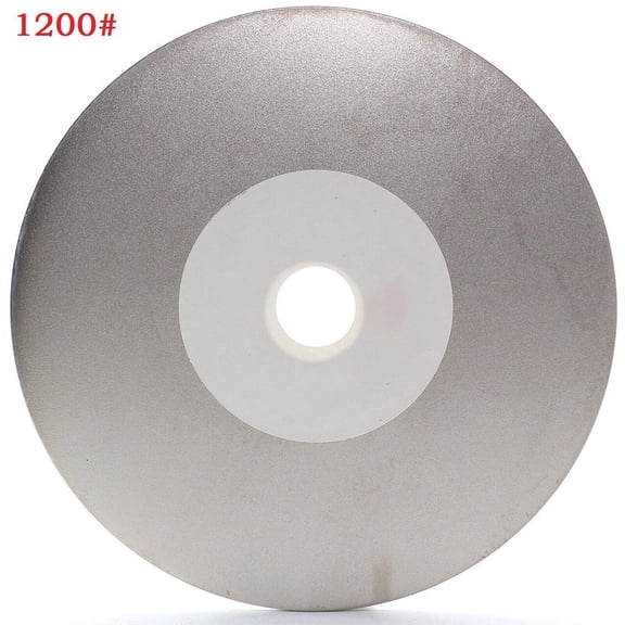 3Pcs 4\'\'/6\'\'/8\'\'150mm Diamond Coated Grinding Wheel Disc 240/600/3000 Grit Flat Lap Polishing Grind Wheel For Jewelry Glass Rock
