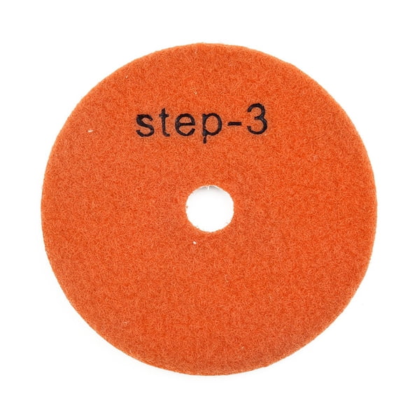 3Pcs 4 Inch 100Mm Dry/Wet Diamond 3 Step Polishing Pads Granite Polishing Tool