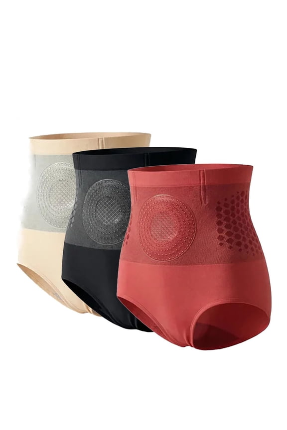 3Pcs 4-in-1 Micro-Particle Sculpting & Fat-Burn Shorts, Thermogenic Fat-Burning Sculpting Tummy Control Yoga Pants