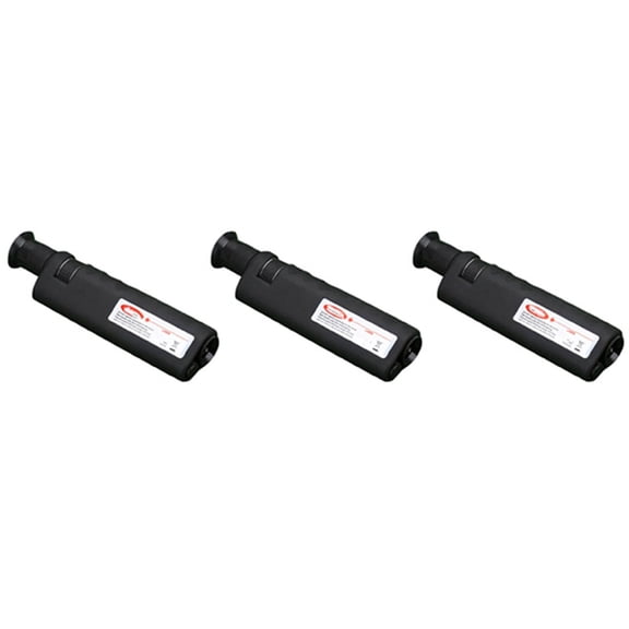 3Pcs 400X Magnification Optical Fiber Inspection Microscope with LC E2000 Adapter for Fiber Cleaning