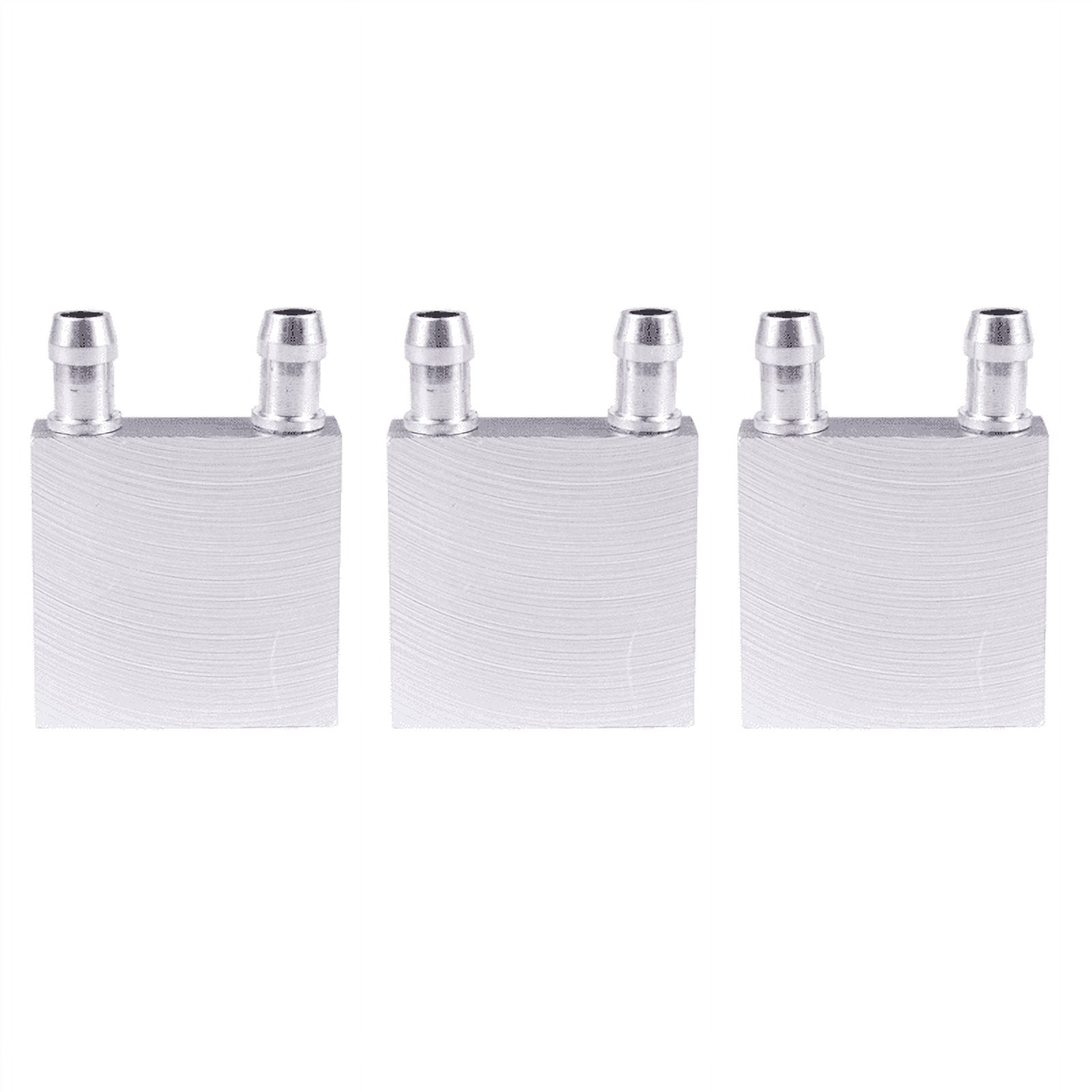 3Pcs 40X40X12mm Aluminum Water Liquid Cooler Block Heatsink for ...