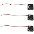 thumbnail image 1 of 3Pcs 40mm x 10mm 0.12A 2Pin 5V DC Brushless Sleeve Bearing Cooling Fan,3 x Cooling Fan,Black, 1 of 8