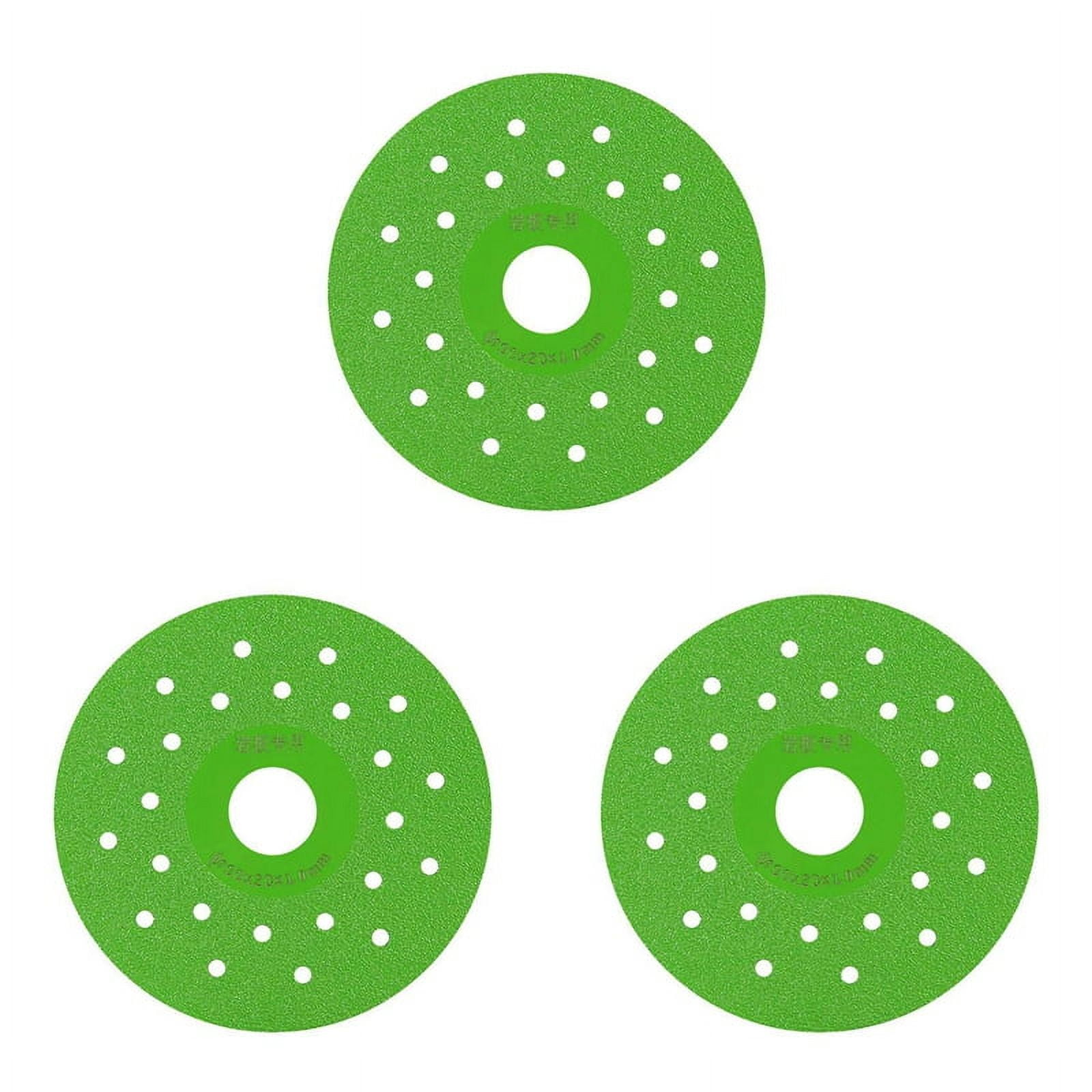 3Pcs 4inch/100mm Super Thin Cutting Disc for Porcelain Glass Tile Marble Diamond Saw Blade Brazed Cut-Off Wheel