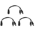 thumbnail image 1 of 3Pcs 5.5X2.1mm 1 to 2 M/F DC Power Splitter Cable for Security CCTV Camera, 1 of 8