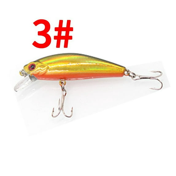 3Pcs 55mm/6.5g Swivel Fishing Lure Set Plastic Worm Floating Lure