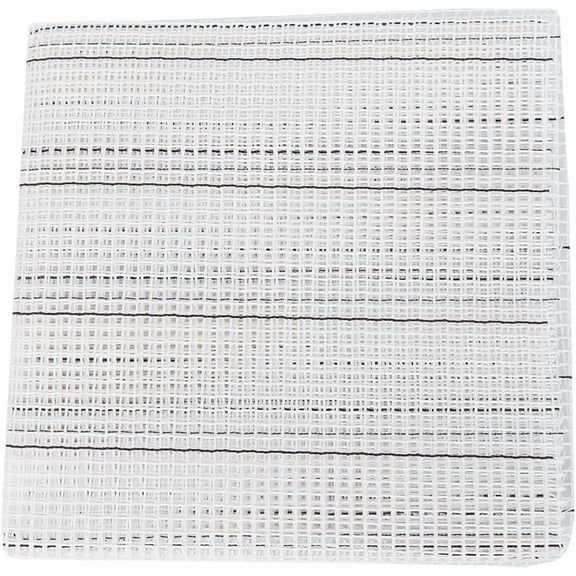 3Pcs 59.07 Inch White Embroidered Mesh Fabric Needlework Netting Aida Cloth by The Yard Stitch Polyester Soft Fabrics for Sewing Making Home DIY Craft Embroidery Decoration Supply White