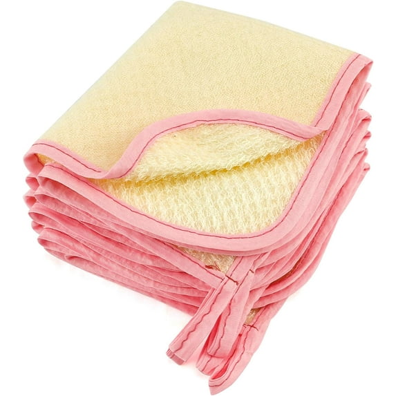 3Pcs/5Pcs Wash Cloths,Exfoliating Body Scrubber,Body Scrubber Exfoliator, Exfoliating Washcloth,Face Cloths for Washing Face,Loofah Exfoliating Body Scrubber,Wash Rags for Body,Exfoliating Towel