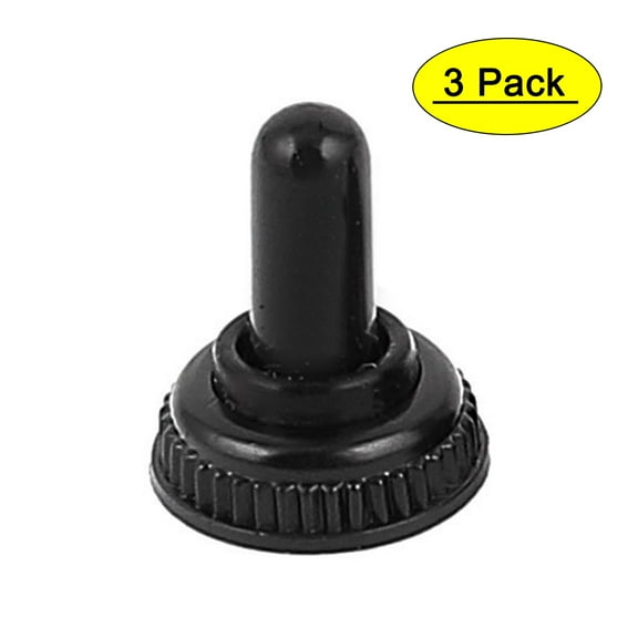 3Pcs 5mm Dia Resistance Rubber Toggle Switch Waterproof Boot Cover Cap