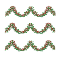thumbnail image 1 of 3Pcs 6.56Ft Carnival Metallic Tinsel Twist Hanging Garland with Snowflake and Easter Tree for Party Supplies Carnival Home Stairs Indoor Outdoor Décor, 1 of 4