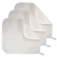 thumbnail image 1 of 3Pcs/6Pcs/9Pcs Exfoliating Washcloth, Shower Cloth for Body and Face Exfoliator Scrubber, Two Sides Exfoliate Shower Rag Wash Cloths Nylon Cotton Loofah Sponge Scrub Towel, 10.5X9Inch, 1 of 7