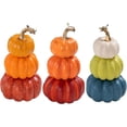 Blue Fall Topiary 3Pcs 8.75
