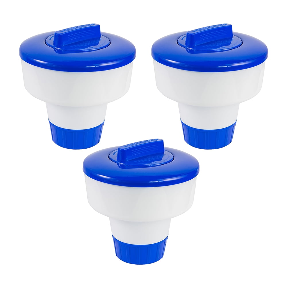 3Pcs 8 Inch Duty Pool Chlorine Floater for Chlorine Tablets Adjustable