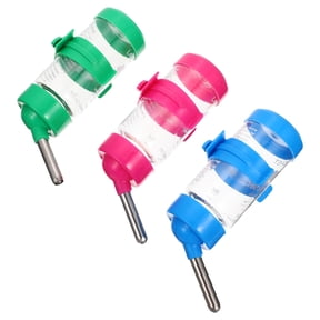 3Pcs 80ml Drip Rabbit Water Bottle Hamster Water Dispenser Small Animals Cage Waterer for Rabbits Guinea Chinchillas Rats Hamsters