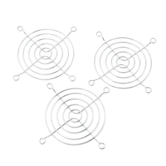 3Pcs 80mm 3.2 Metal Fan Guard Protector Grill for Personal Computer