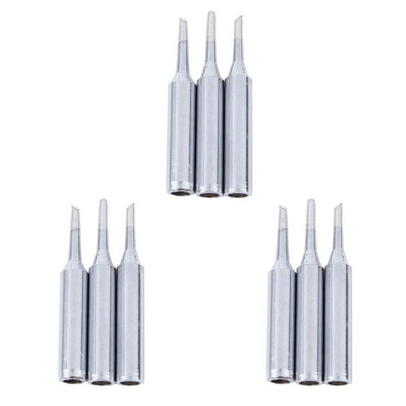 3Pcs 900M-T-2C 60W 2mm Width Bevel Soldering Solder Iron Tip 43 x 6mm