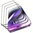 3Pcs 9H Hardness Full Cover Screen Protector Film Glass For IPhone 14