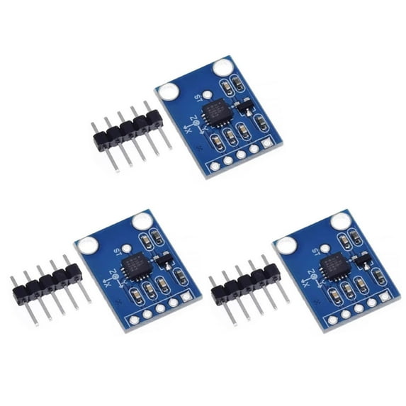 3Pcs ADXL335 Triaxial Accelerometer Angular Transducer Module Analog ...