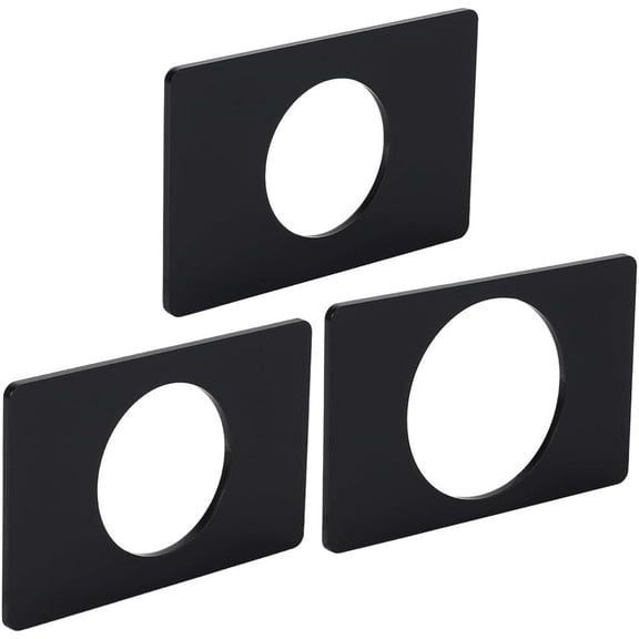 3Pcs Acrylic Coin Display Holder 3.39×2.13×0.1inch Challenge Coin Display Holder Case Medallion Jewelry Specimen Holder for DIY Collecting Military Challenge and Coin