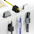 thumbnail image 1 of 3Pcs Adhesive Pen Clip For Desk under $5! Yannianjz Adhesive Pen Holder Clip, Desk Wall Mounted Pen Organizer, Sticky Pencil Clip for OfficeSchool, Multi Pen Holder for Stationery, 1 of 9