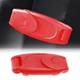 thumbnail image 1 of 3Pcs Adjustable Car Seat Belt Clip,Universal Belt Adjuster & Positioner for Shoulder Comfort in Trucks, SUVs and Various Cars (Red*3), 1 of 5