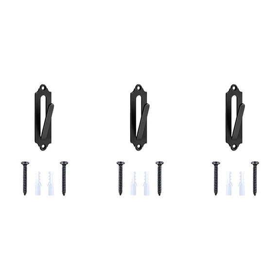 3Pcs Antler Mount Skulls Hanger Wall Mount Bracket for Deer Antelope Enduring