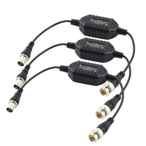 3Pcs BNC M/F Passive Video Ground Loop Isolator Balun for CCTV Camera