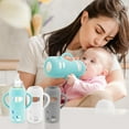 thumbnail image 1 of 3Pcs Baby Bottle Sleeves with Handle Insulated Glass Baby Bottle Sleeve Silicone Baby Bottle Cover Compatible with Dr. Brown's Glass Bottles 250ml for Home Baby Bottles, 1 of 8