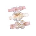 thumbnail image 1 of 3Pcs Baby Girls Lace Headbands Set Sweet Polka Dot Bowknot Flower Crown Hair Band Infant Princess Photography Props, 1 of 2