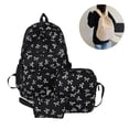 thumbnail image 1 of 3Pcs Backpack For School Large Capacity Aesthetic School Backpack with Crossbody Bag & Pouch Water Resistant Casual Daypack for College Travel Daily Use, 1 of 3