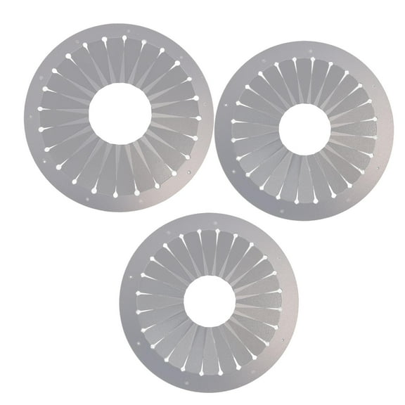 3Pcs Badge Button Ornament Rosette Maker Rosette Maker Template Patchwork Accessory DIY Professional for Beginners Ribbon Flower Making Tool