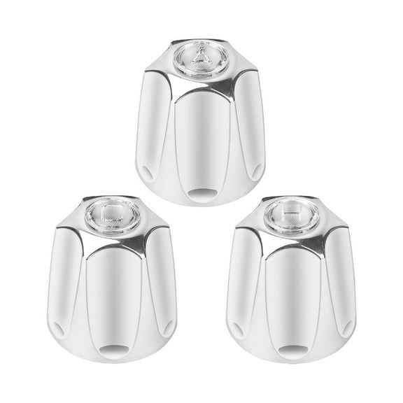 3Pcs Bathroom Faucet Handle Replacement for Tub Shower Diverter Knob