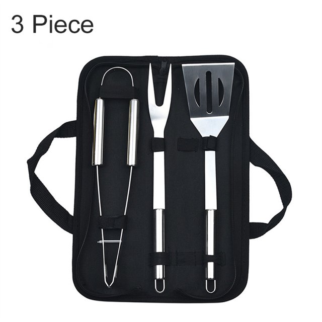 3Pcs Bbq Grill Tool Set, Bbq Grill Tool Kit with Storage Bag Extra