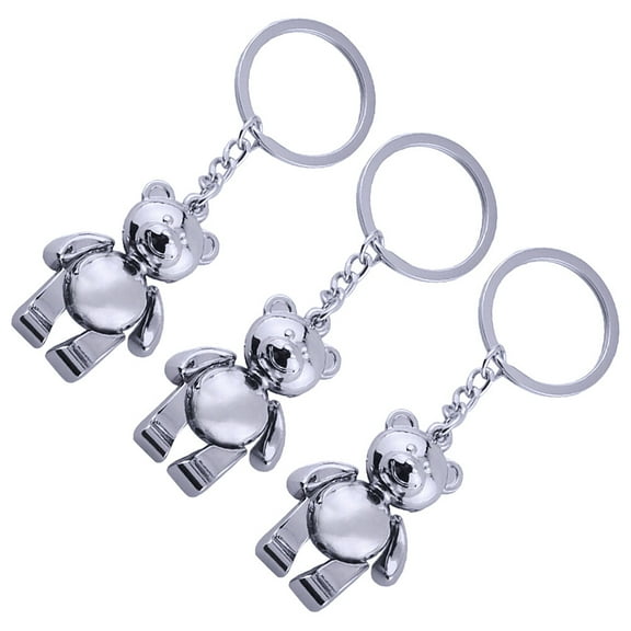 Raindrops Cute Kawaii Bear Keychains 3 Pieces Handbag Charms Pendant Accessories