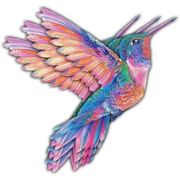 (3Pcs) Beautiful Vibrant Colored Hummingbird Art Sticker, Hummingbird Decal, Hummingbird Car Accessories, Bird Vinyl Decals - Stickers for Laptop Water Bottle Phone Car Window Helmet 3"