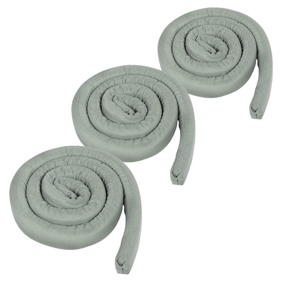 3Pcs Bed Wall Gap Filler Grey Mattress Extender and Headboard Gap Pillow for Home Use