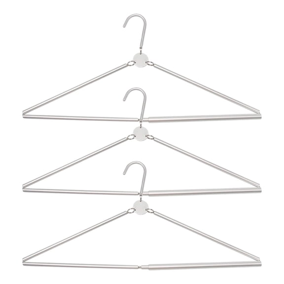 3Pcs Bedspread Drapery Hangers, 16 Inch Metal Linen Hanger, Heavy Duty Blanket Tablecloth Hangers with Anti Slip Rubber Sleeve for Heavy Items