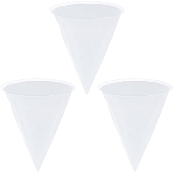 3Pcs Bee Honey Filters Food Mesh Filter Cone White Nylon Beekeeping Soft Fine Strainer Apiary Equipment Extraction Tool Bucket Sieve