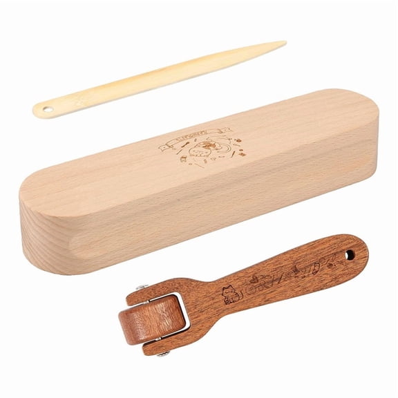 3Pcs Beechwood Tailors Clappers,Seam Roller Beech Board Set, Wooden Sewing Quilting Tools, Seam Tool for Sewing,1set * seam roller for quilting